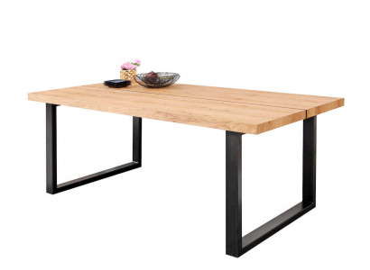 Dining table metal legs table natural wood new loft furniture tables furnishings